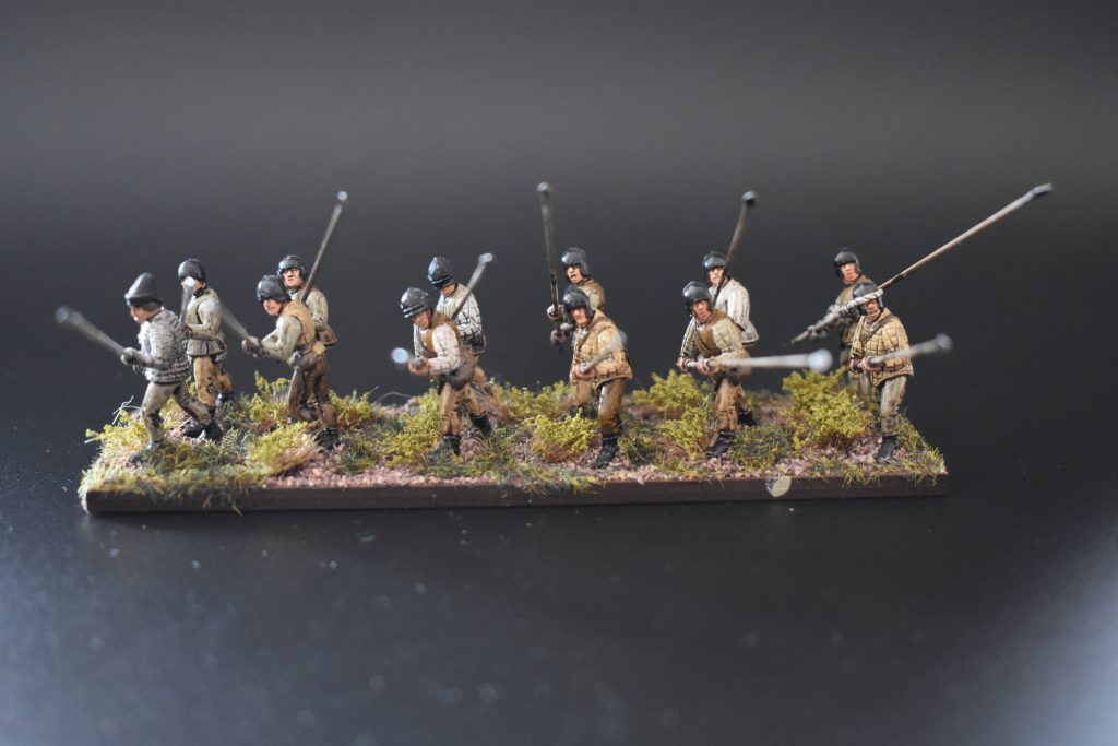 Levy pikemen from the division of Errol,Crawford and Montrose.