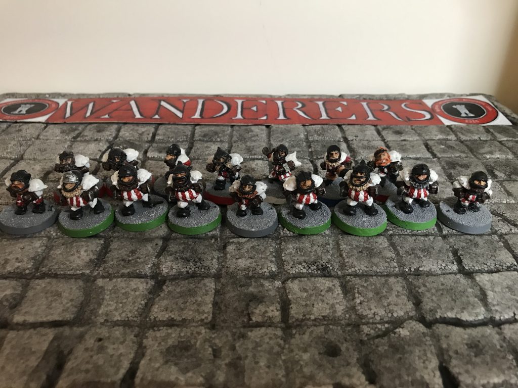 Official team photo of the Ekrund Wanderers Bloodbowl team.