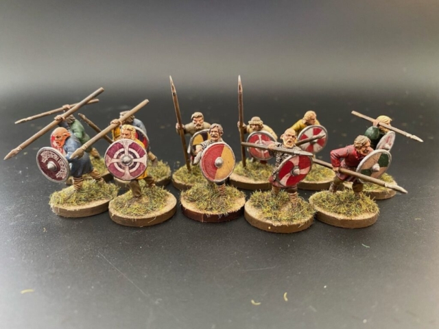 Saxon Fyrd 28mm figures.
