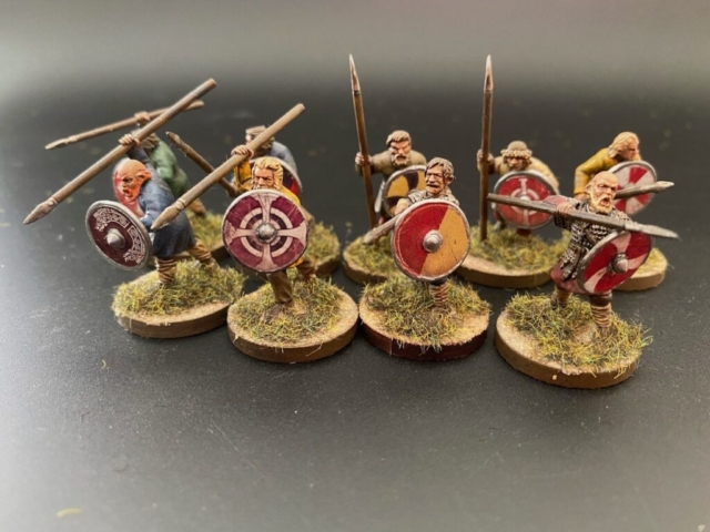 saxon fyrd, 9 figures.