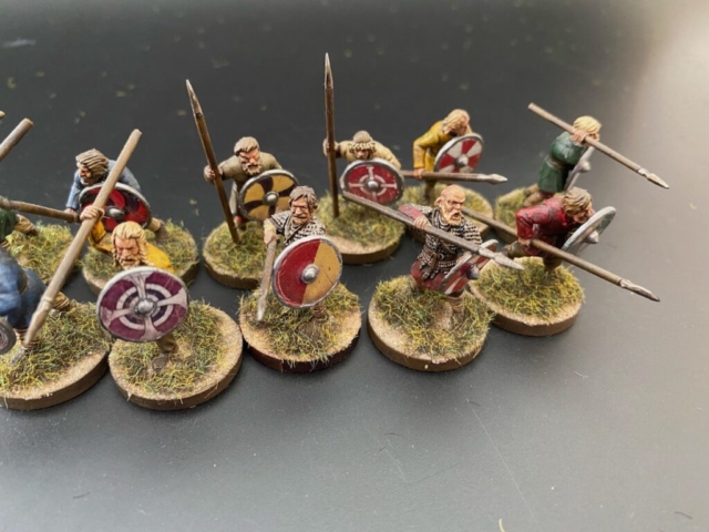 top view of Saxon fyrd.