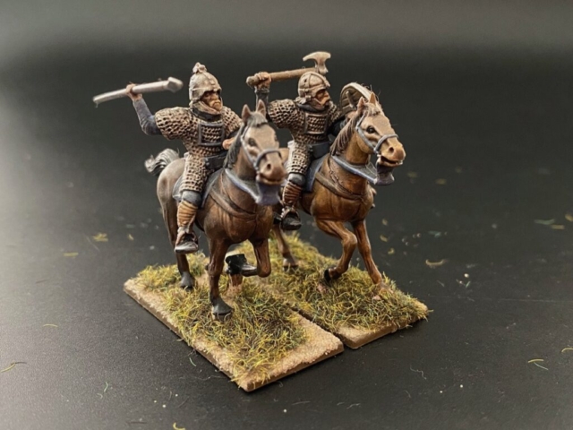 Gripping Beast Mounted Saxon Thegns 4 2 Mounted Saxon Thegns with Axes.
