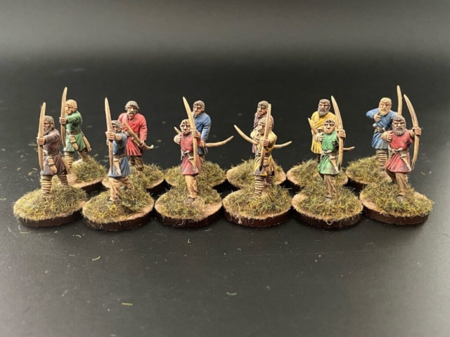 12 Saxon Fyrd bowmen.