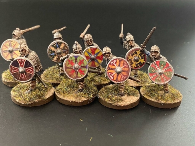 8 Figures, saxon hearthguard.