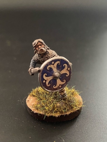 Single figure saxon hero.
