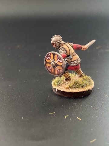 Single figure saxon hero.