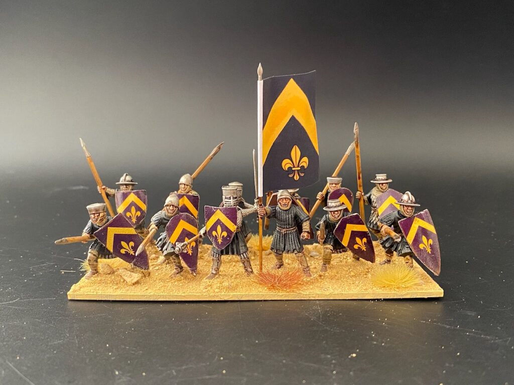 Single base with 12 figures - duchy of Athens commission.