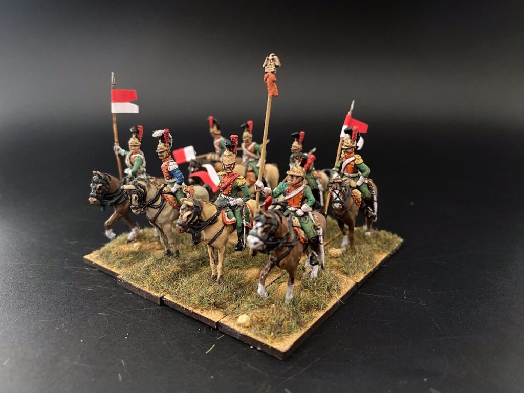 28mm Napoleonic French Lancers.