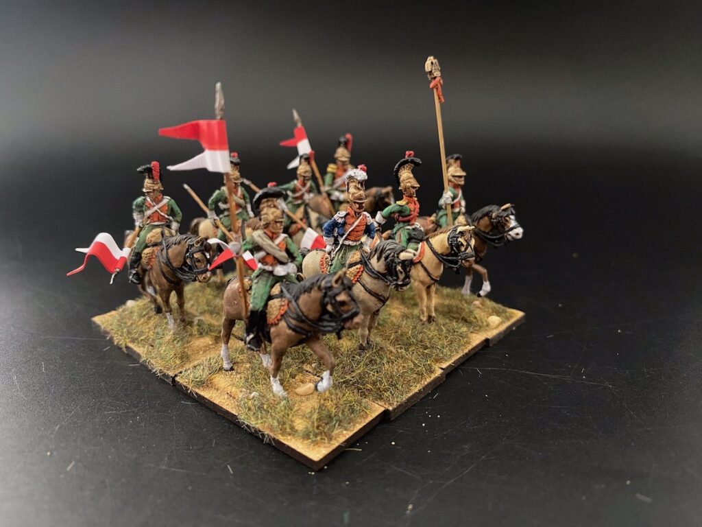 28mm Napoleonic French Lancers.