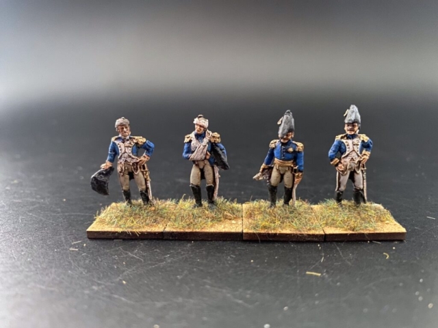 28mm Napoleonic French Officers.