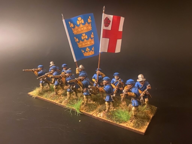 28mm Tudor Handgunners.