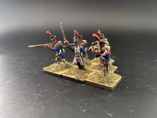20mm Napoleonic French Infantry.