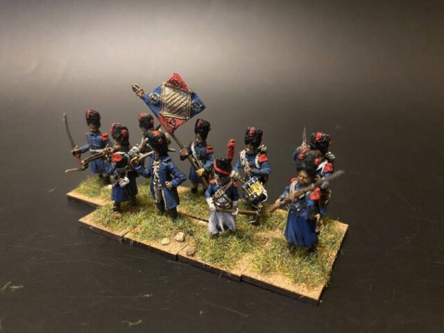 Napoleonic 20mm French Old Guard Infantry.