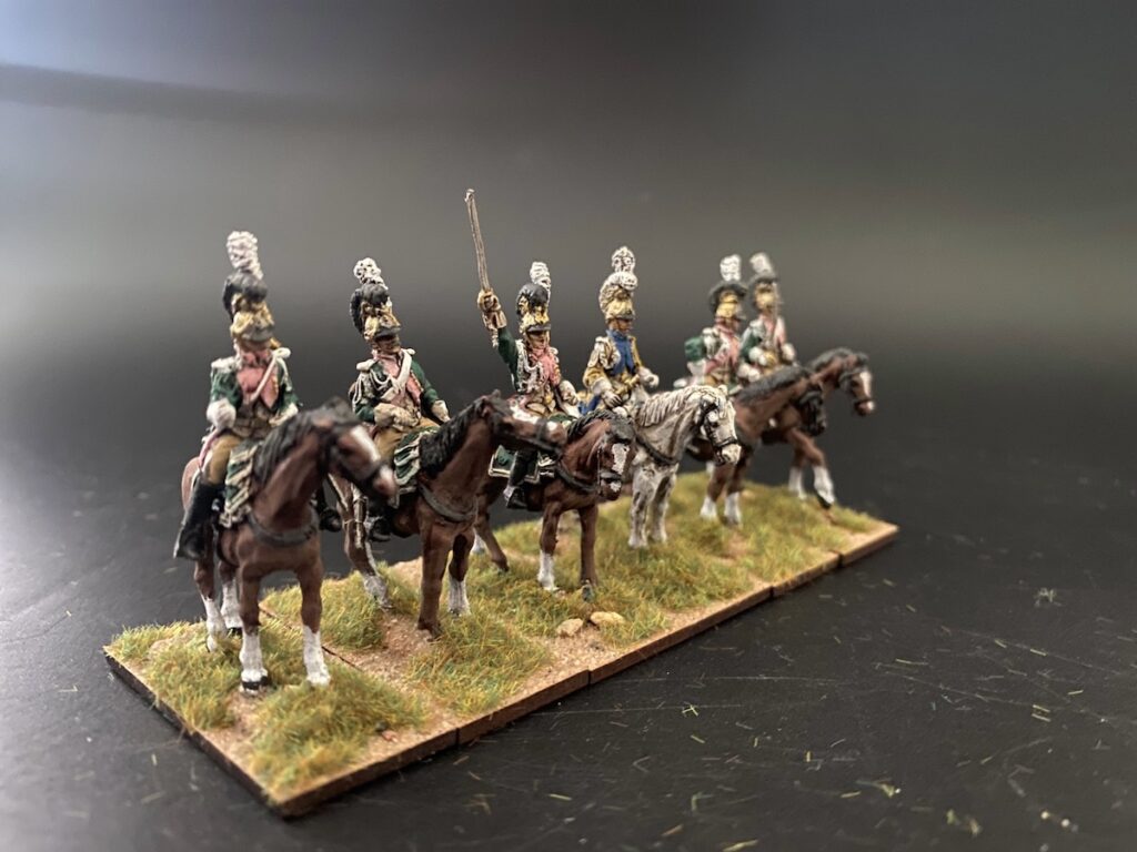 Napoleonic 20mm Neopolitan Guard Cavalry.