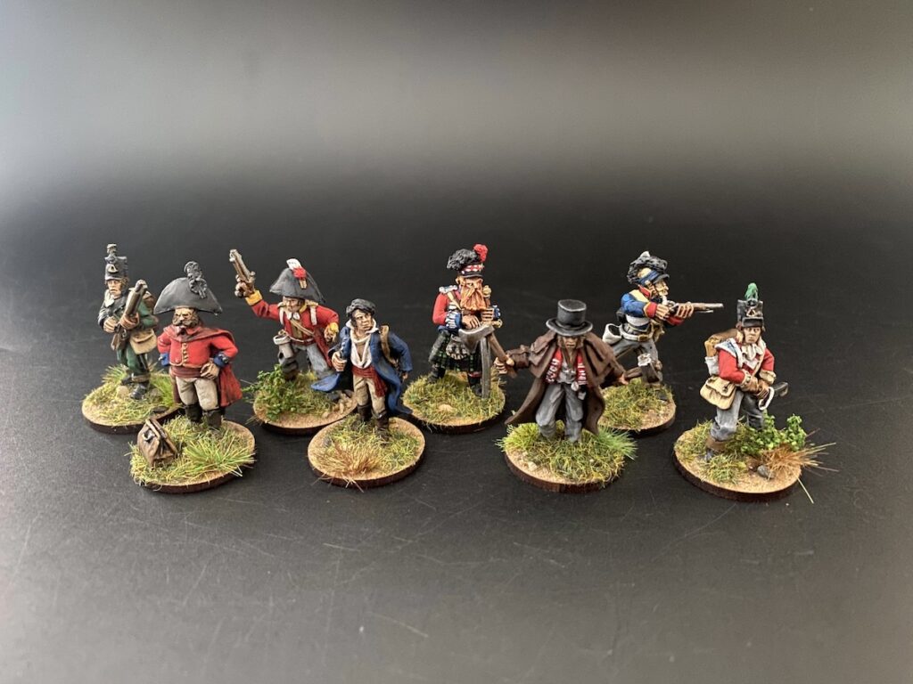 Silver Bayonet British Figures.